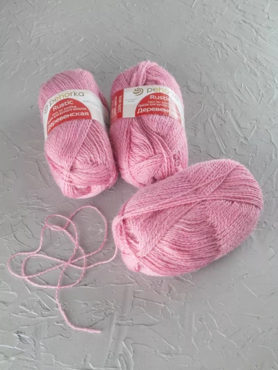 Пряжа Пехорка «Деревенская» - (125 - Камелия)