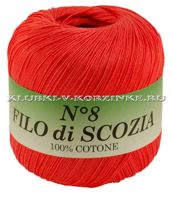 Пряжа Filo di Scozia №8 - (1069 - Коралловый)