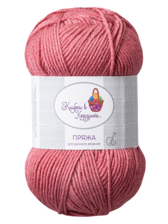 Пряжа «Алетта» - (023 - Сухая роза)