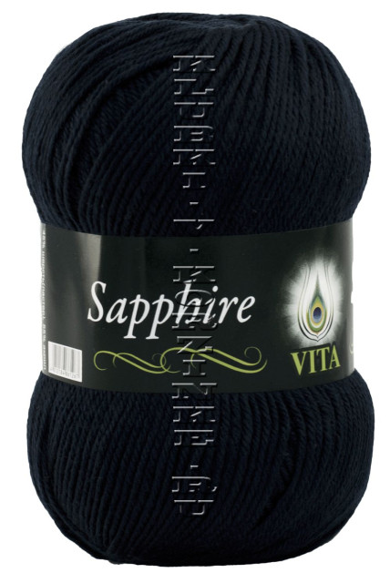 Пряжа VITA «SAPPHIRE» - (1533 - Темно-синий)
