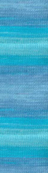 Пряжа BELLA BATIK Alize - (3263 - Голубой, бирюзовый)