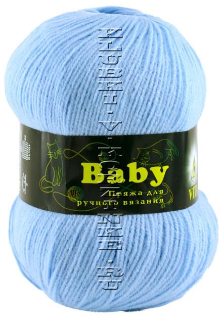 Пряжа VITA «BABY» - (2882 - Светло-голубой)