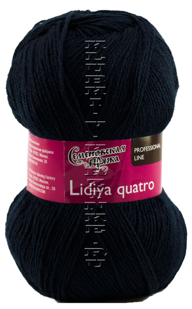 Пряжа Семеновская «Лидия ПШ кватро» - (331 - Матр.синий)