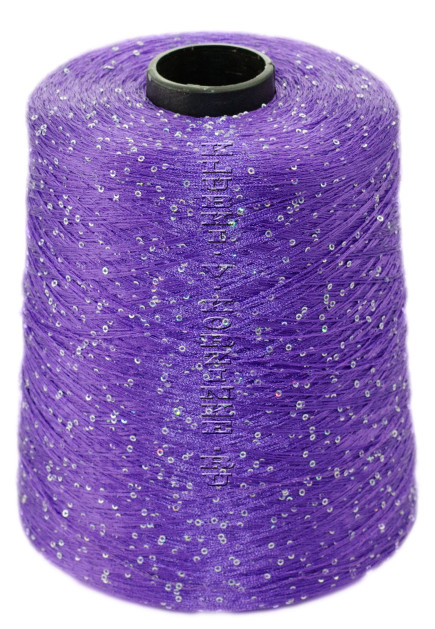 Пряжа в бобинах Paillettes (036 - Чароит)