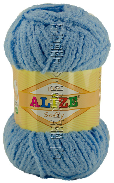 Пряжа Softy Alize - (40 - Голубой)