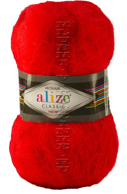  Пряжа Mohair Classic New Alize - (56 - Красный)