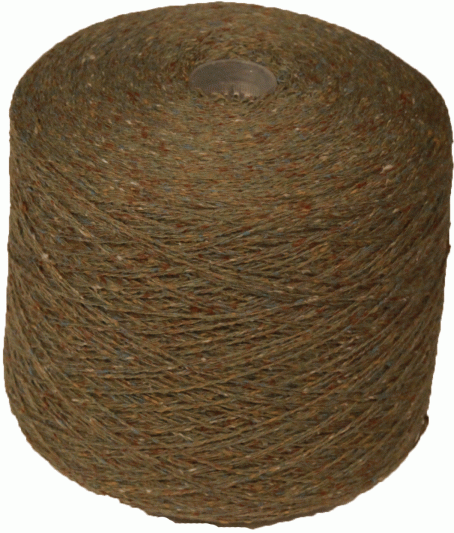 Пряжа итальянская KASHMIR TWEED (LINEAPIU)  (Хаки)