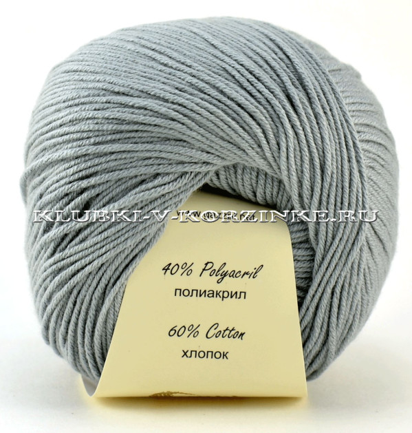 Пряжа GAZZAL (Газзал) Baby Cotton - (3430 - Серый)