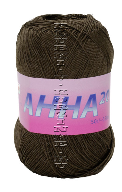 Пряжа Анна 20 Seam - (580 - Коричневый)