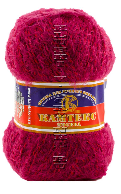 Пряжа Камтекс «Хлопок Травка» - (091 - Вишня)