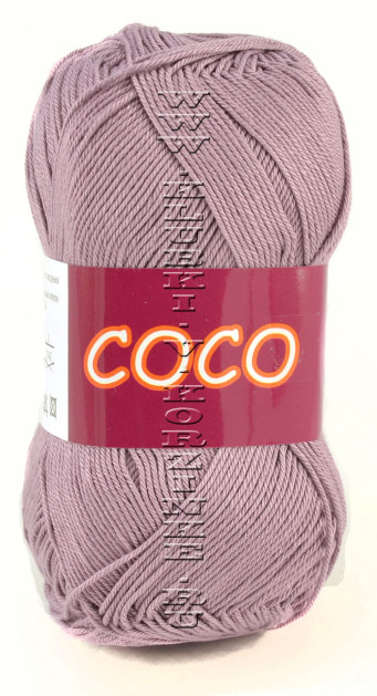 Пряжа VITA cotton "COCO" - (4307 - Пыльная роза)
