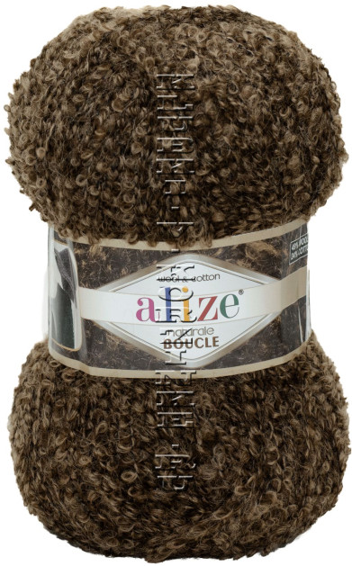 Пряжа Naturale Boucle Alize - (6020 - Коричневый меланж)