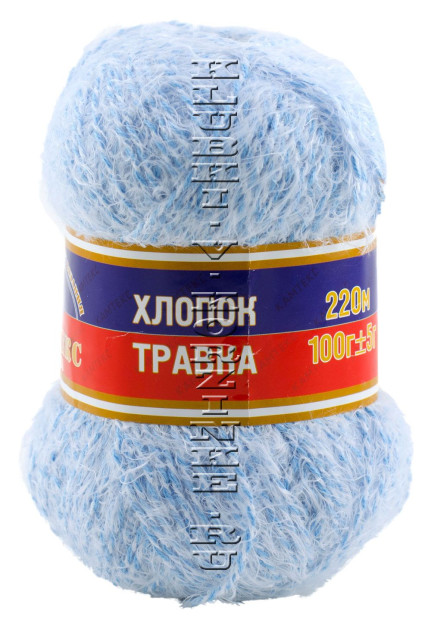 Пряжа Камтекс «Хлопок Травка» - (014 - Светло-голубой)