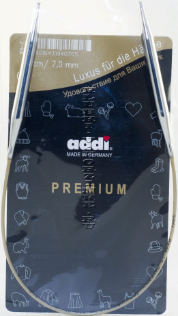 Спицы ADDI круговые супергладкие №7, 40 см