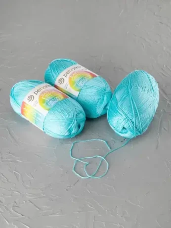 Пряжа Пехорка «Детский хлопок» - (63 - Льдинка)