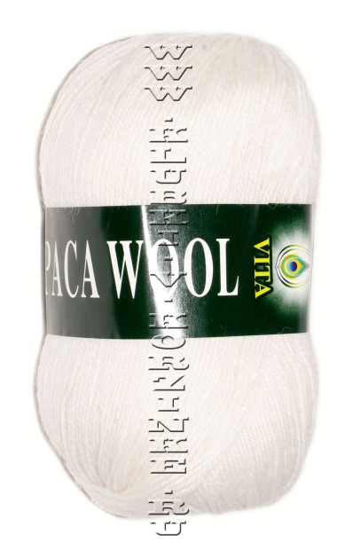 Пряжа VITA «ALPACA WOOL» - (2951 - Белый)