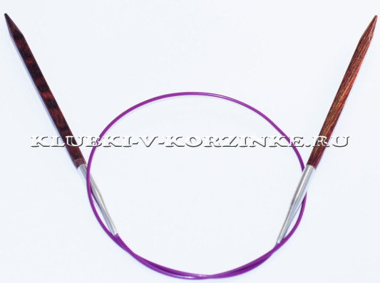 Спицы KnitPro Cubics №6,5; 60 см (арт.25328) квадратные круговые деревянные 