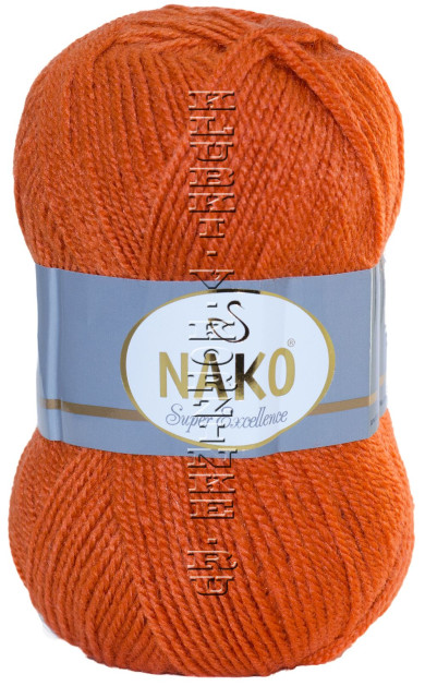 Пряжа Super Excellence Nako - (411 -  Светлый терракот)
