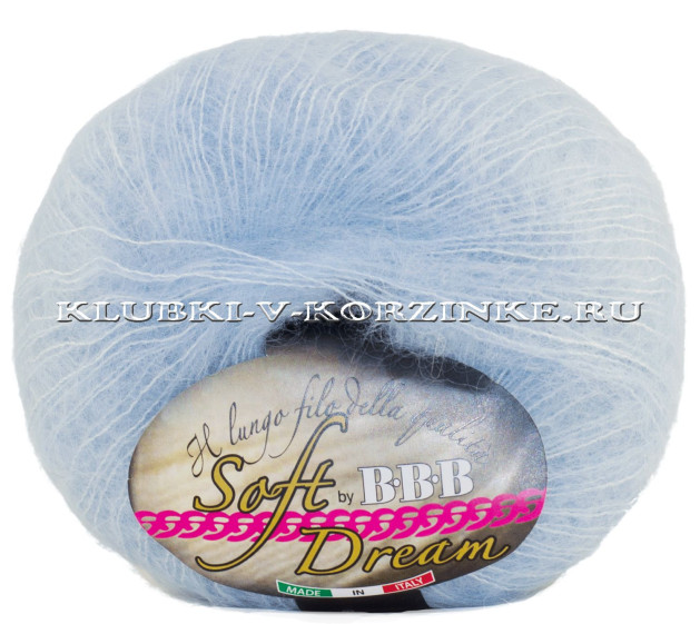 Пряжа Soft Dream BBB - (9 - Голубой)