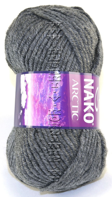 Пряжа Arctic Nako - (6066 - Темно-серый меланж)