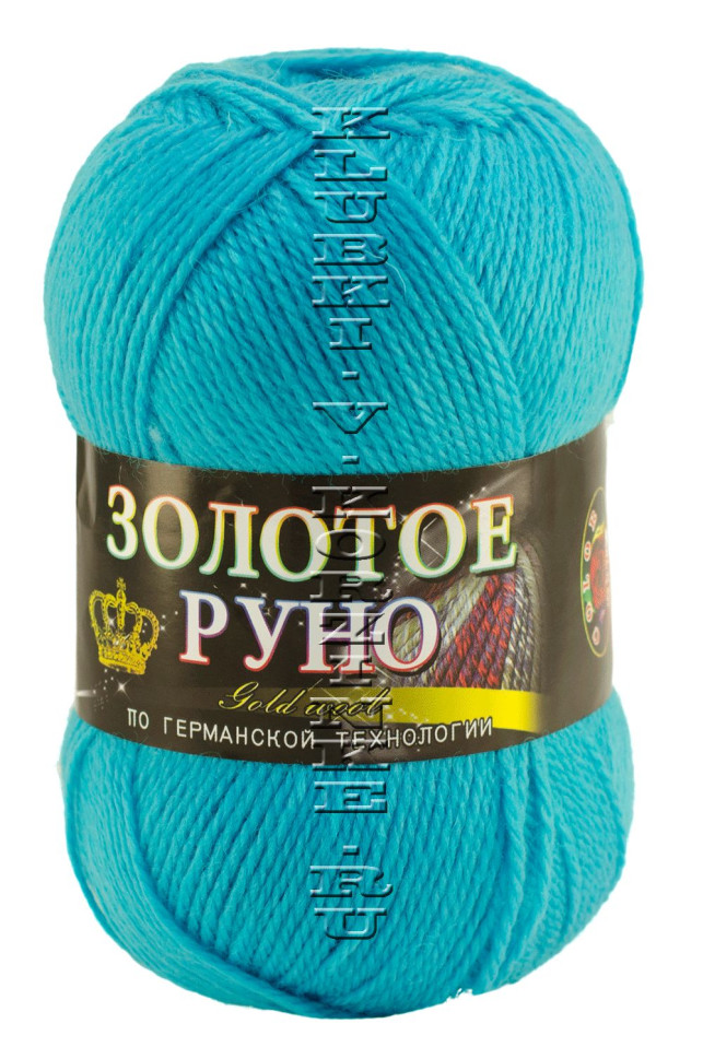 Пряжа «Золотое Руно» Color City - (318 - Бирюзовый)