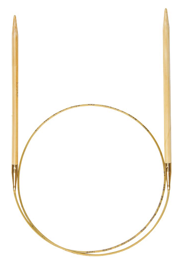 Спицы ADDI круговые бамбук №4  100 см 