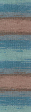Пряжа ANGORA GOLD SIMLI BATIK Alize - (4337 - Морская волна, беж)