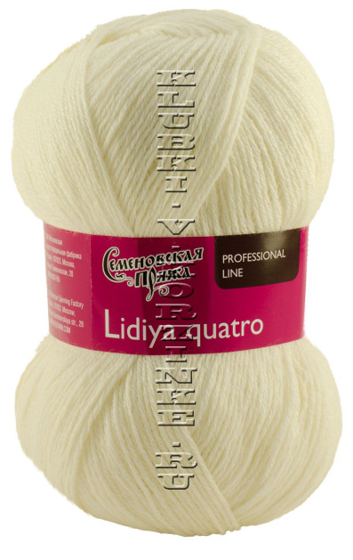 Пряжа Семеновская «Лидия ПШ кватро» - (25 - Суровый)