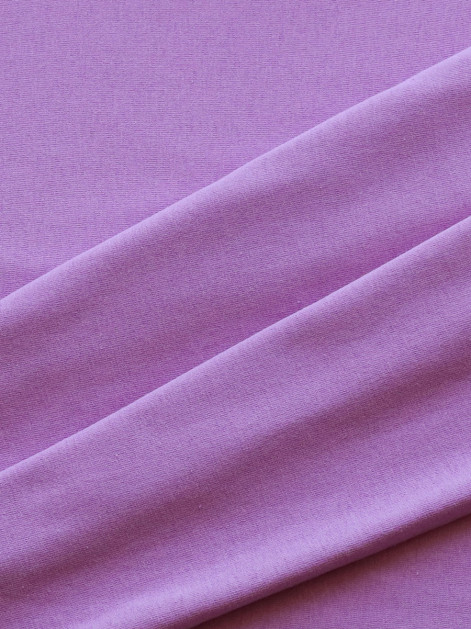 Ткань для шитья кулирная гладь отрез 140х200 см (039 - Лавандовый)