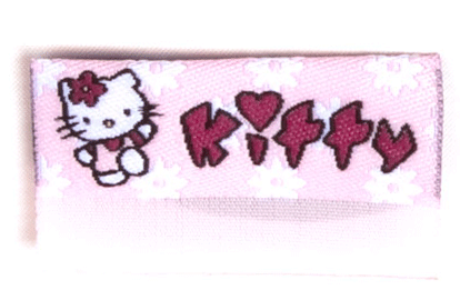 Жаккардовые этикетки Kitty - флажок