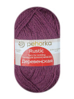 Пряжа Пехорка Деревенская - (191 - Ежевика)