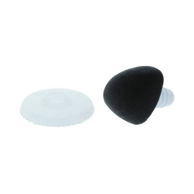 НОС DNS/S- 15 "HOBBYBE"  ПЛАСТИКОВЫЙ С ШАЙБОЙ 15 ММ ЧЁРНЫЙ