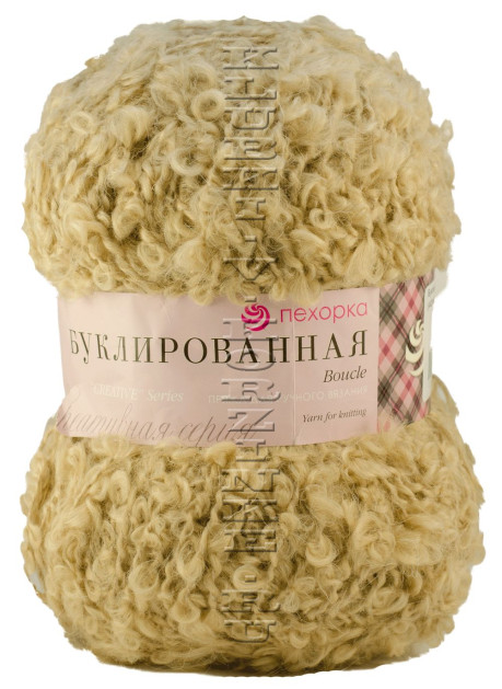 Пряжа Пехорка «Буклированная» - (442 - Натуральный)