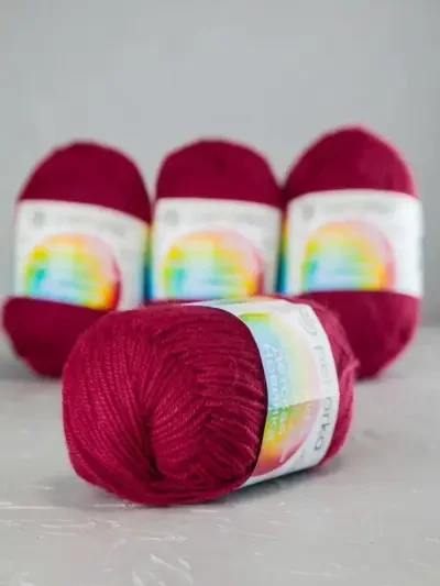 Пряжа Пехорка «Детская новинка» - (781 - Ягодный)