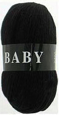 Пряжа VITA «BABY» - (2890 - Черный)
