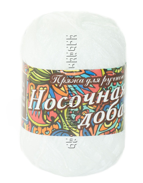 Пряжа Носочная добавка (01 - Белый)