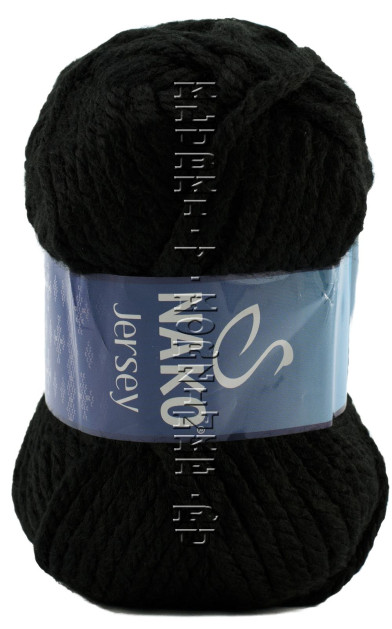Пряжа Jersey Nako - (1952 - Черный)