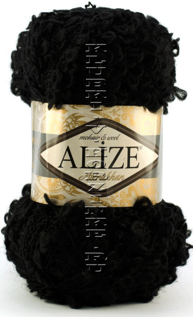Пряжа Astrakhan Alize - (60 - Черный)