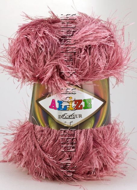 Пряжа Decofur Alize - (144 - Роза)