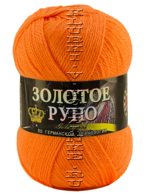 Пряжа «Золотое Руно» Color City - (805 - Оранжевый)