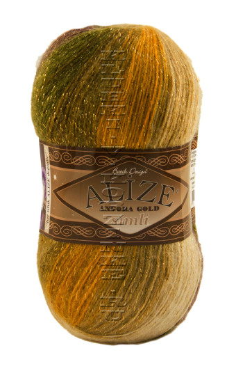 Пряжа ANGORA GOLD SIMLI BATIK Alize - (5850 - Беж, хаки, коричневый)