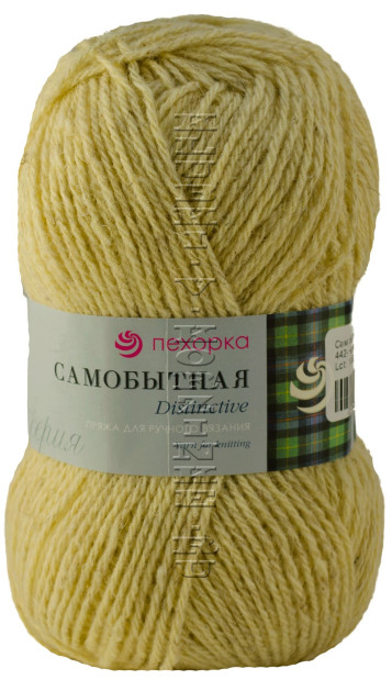 Пряжа Пехорка «Самобытная» - (442 - Натуральный)