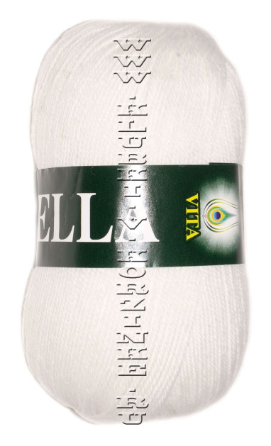 Пряжа VITA "STELLA" - (4901 - Белый)