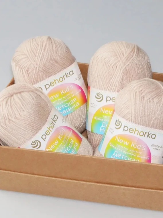 Пряжа Пехорка «Детская новинка» - (89 - Фрез)