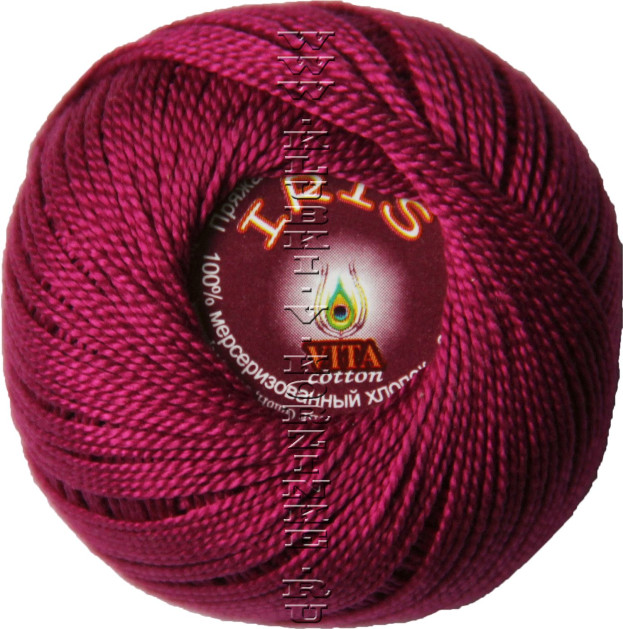 Пряжа VITA cotton IRIS - (2117 - Фуксия)