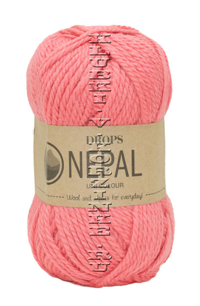 Пряжа Nepal DROPS - (8909 - Коралловый)
