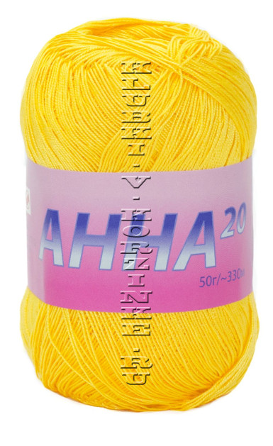 Пряжа Анна 20 Seam - (513 - Желток)
