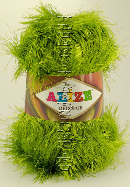 Пряжа Decofur Alize - (117 - Фисташка)