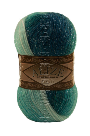 Пряжа ANGORA GOLD SIMLI BATIK Alize - (1892 - Бирюзовый, изумрудный)