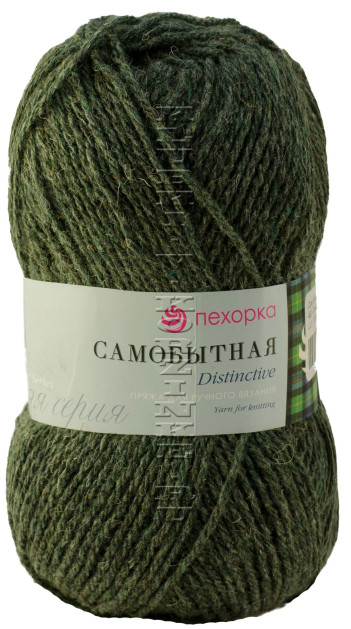 Пряжа Пехорка «Самобытная» - (490 - Самшит)